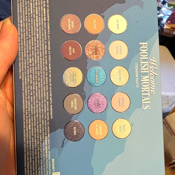 ColourPop x Disney Haunted Mansion Welcome Foolish Mortals Eyeshadow Palette